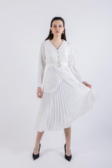 2305010-قميص بطبعة زهور أنيقة