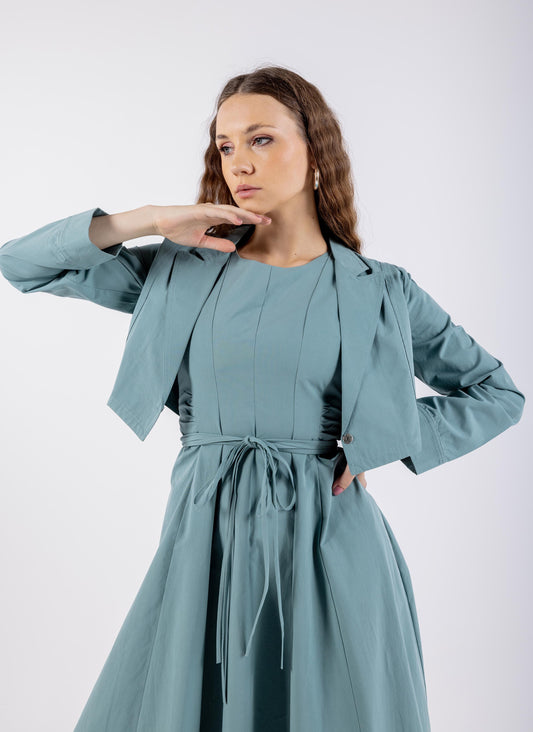 Lapel Detail Cropped Jacket