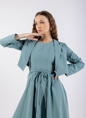 Lapel Detail Cropped Jacket