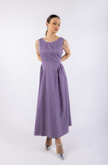 سترة قصيرة فستان ماكسي سادة\قصيوع السترة فستان ماكسي سادة