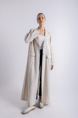 2465007-عباية بليزر مع تفاصيل أزرار