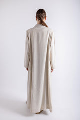 2465007-عباية بليزر مع تفاصيل أزرار