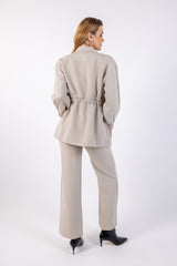 بنطلون رسمي سادة بفتحة أمامية