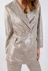 Sequin Embellished Blazer