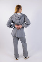 بنطلون مستقيم الساق مع زخارف جانبية