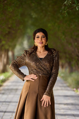 The Celestia Embellished Evening Dress - Montania Shop