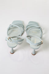 Elegant Twist Strap Heeled Sandals – Sleek Style for Any Occasion