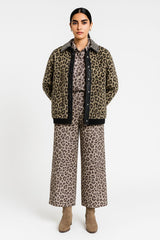 The Valeria Leopard Statement Jacket