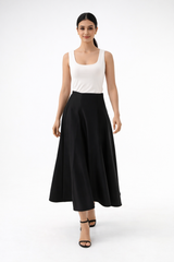 The Elara Flow Midi Skirt
