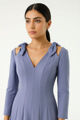 The Aurelia Sculpted Midi Dress