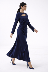 The Amara Embellished Cut-Out Evening Dress