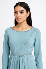 Elegant Embellished Evening Dress