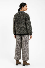 The Valeria Leopard Statement Jacket