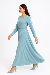 Elegant Embellished Evening Dress