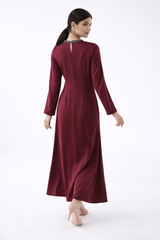 The Amara Embellished Cut-Out Evening Dress