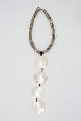 Elegant Layered Shell Pendant Necklace