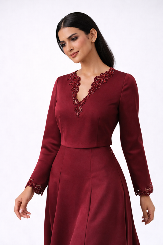 The Amara Embellished Crop Top