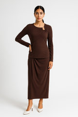 Asymmetric Ring Detail Top