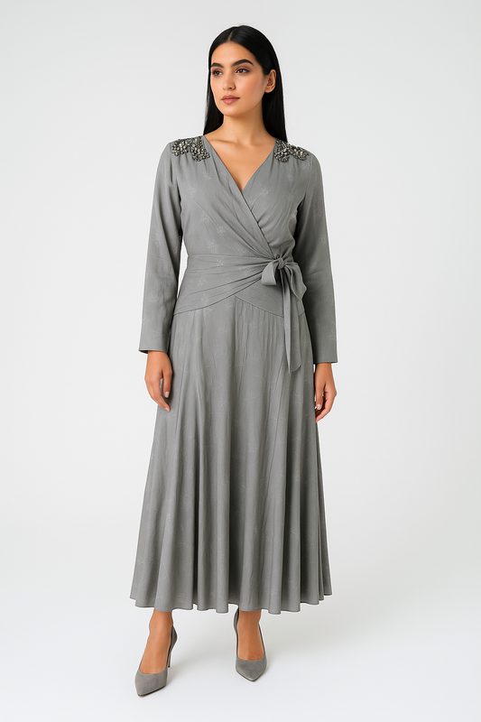 Flowy High-Waist Midi Skirt