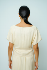 Scoop Neck Embellished Lace Top