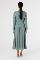 Embellished Wrap Top - Montania Shop