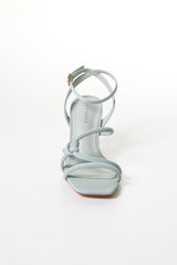 Elegant Twist Strap Heeled Sandals – Sleek Style for Any Occasion