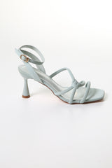 Elegant Twist Strap Heeled Sandals – Sleek Style for Any Occasion