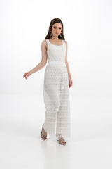 بنطال واسع من الدانتيل