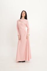 Asymmetrical Beaded Cut-Out Maxi Dress