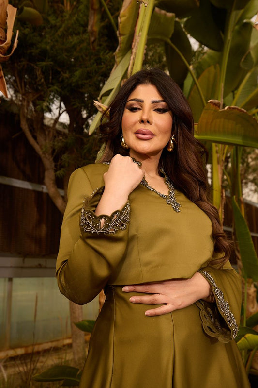 The Amara Embellished Crop Top