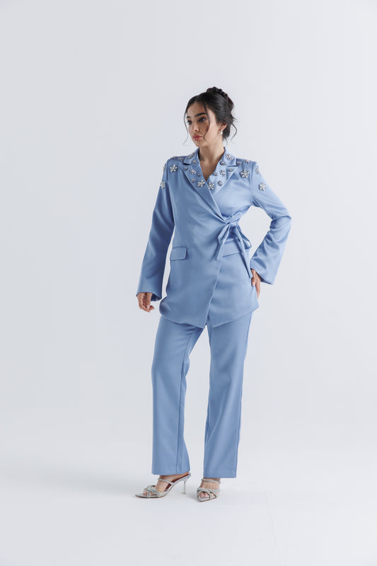 Elegant High-Waist Flared Pants