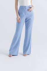 High-Waisted Tailored Wide-Leg Pants