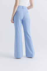 High-Waisted Tailored Wide-Leg Pants