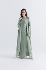 كارديغان مفتوح طويل بقصة انسيابية