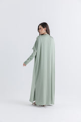 كارديغان مفتوح طويل بقصة انسيابية