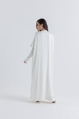 كارديغان مفتوح طويل بقصة انسيابية