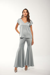 ✨ High-Waisted Flowy Wide-Leg Pants ✨ Elegance in Motion for Sophisticated Styling