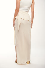 ✨ تنورة ماكسي بطبقات كشكش أنيقة ✨ أناقة انسيابية لإطلالات النهار والمساء