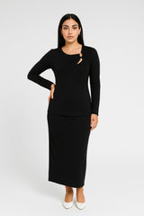 Asymmetric Ring Detail Top