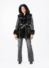 2322004-Faux Fur Jacket - Montania Shop