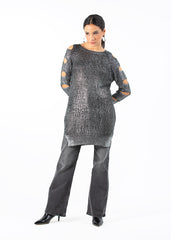 2326016-Long Blouse - Montania Shop