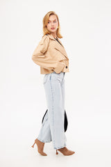 سترة ترنش قصيرة