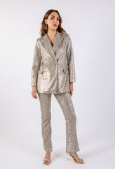 Sequin Embellished Blazer