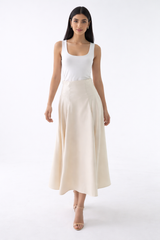 The Elara Flow Midi Skirt