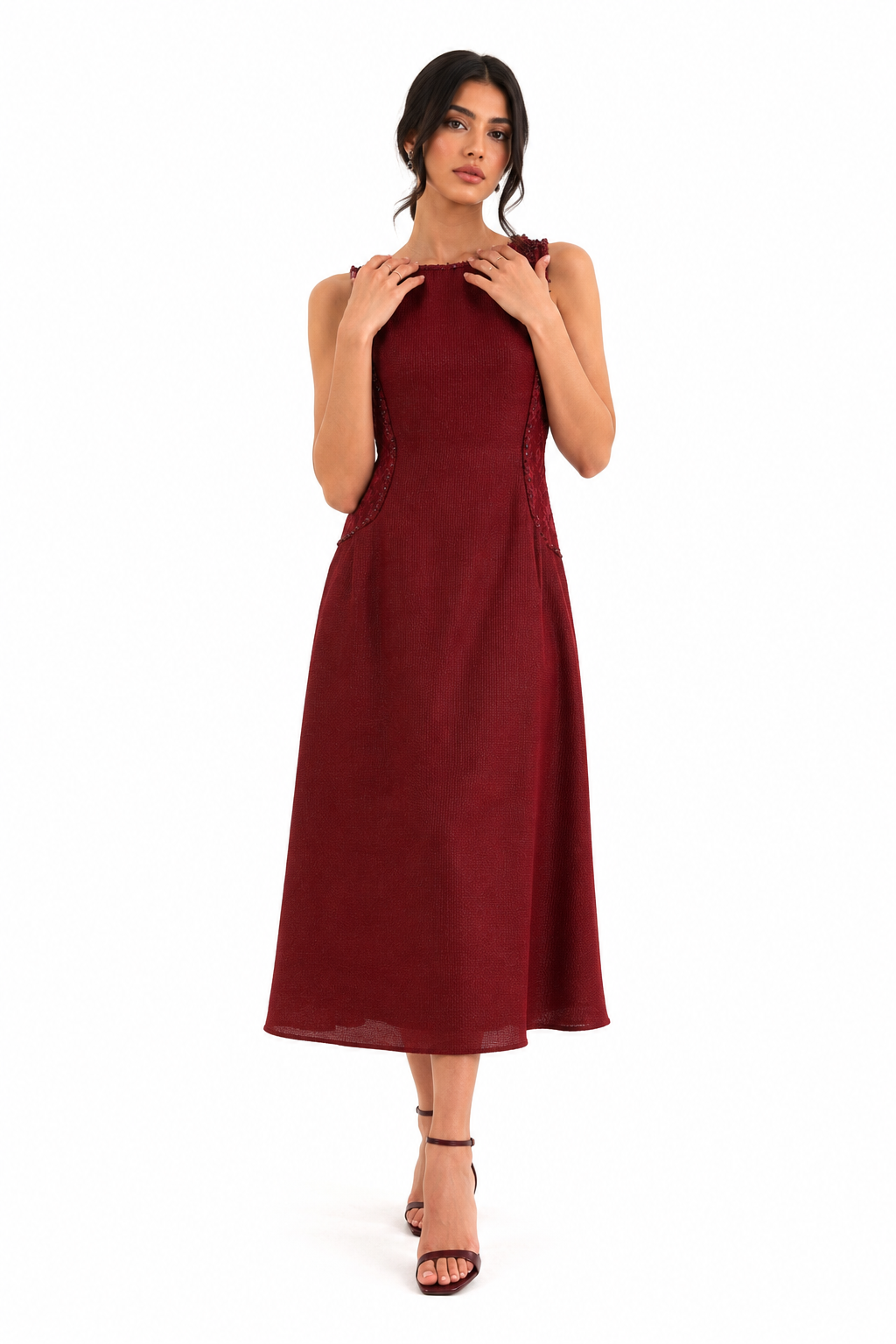 Radiance Embellished Midi Dress
