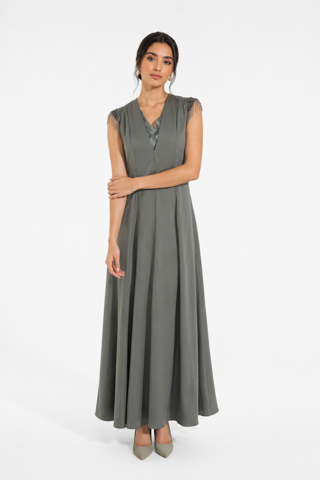 Aurielle Embellished Maxi Dress
