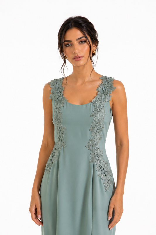 Elara Embellished Maxi Dress