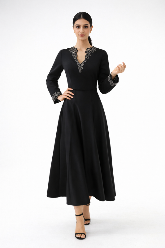 The Elara Flow Midi Skirt