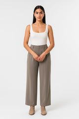 Amara Elegant Wide-Leg Tailored Pant