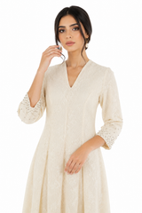 Celeste Embellished Lace Midi Dress
